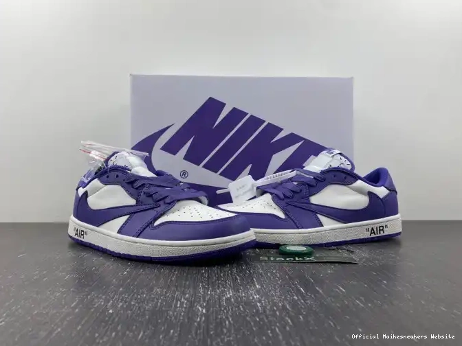 Official Maikesneakers 1 AIR JORDAN TRAVIS CUSTOM X X SCOTT OFF-WHITE DM7890-386 0512